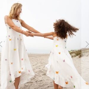 Lola and the Boys Girls 3D Butterfly Dress, Size 10.